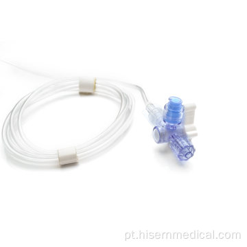 Transdutor de pressão arterial Triple Lumens para instrumentos médicos